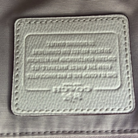 Coach Crossgrain Cora Domed Satchel Handbag - Taupe & Cream - Picture 6 of 8